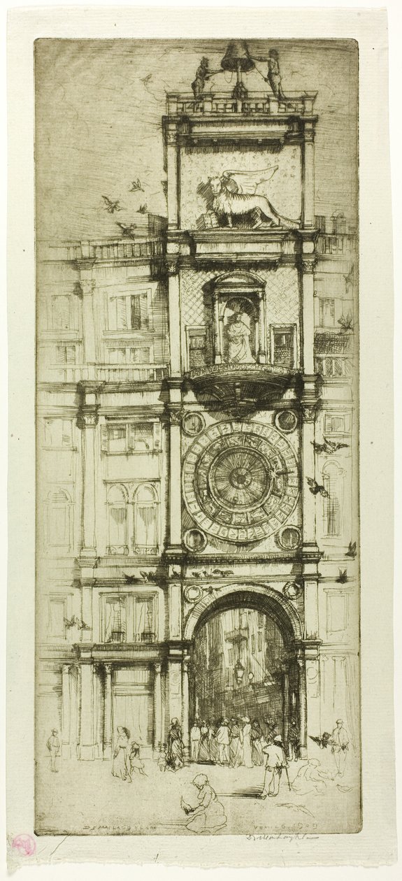 Klocktornet, Venedig av Donald Shaw MacLaughlan