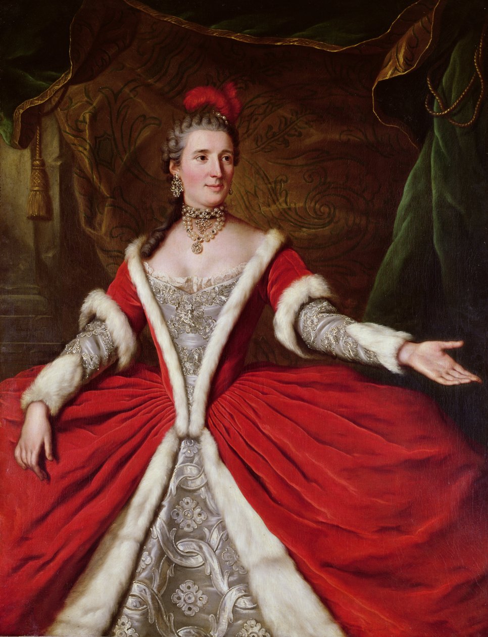 Mademoiselle Dumesnil (1713-1803) av Donat Nonotte