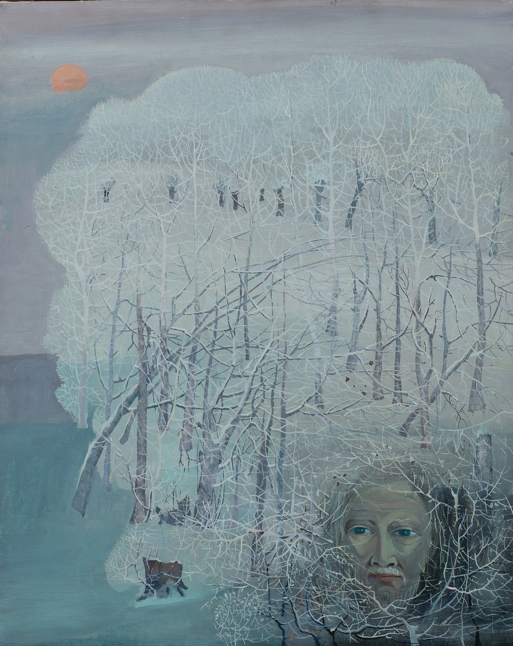 Mr Galaverna (Rime Ice), My father, c.1968 (olja på duk) av Donatella Merlo