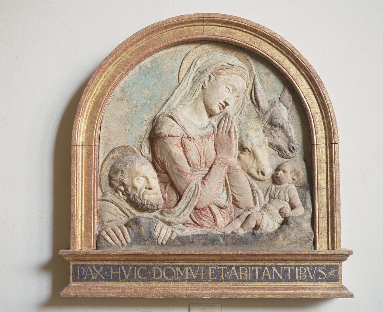 Nativity (målad gips) av Donatello