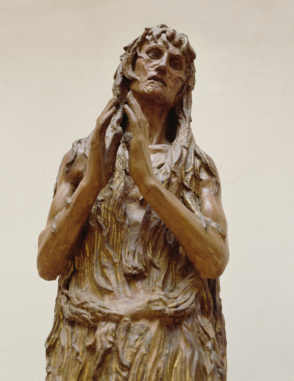 Den botfärdiga Magdalena, 1453-55 (trä) av Donatello