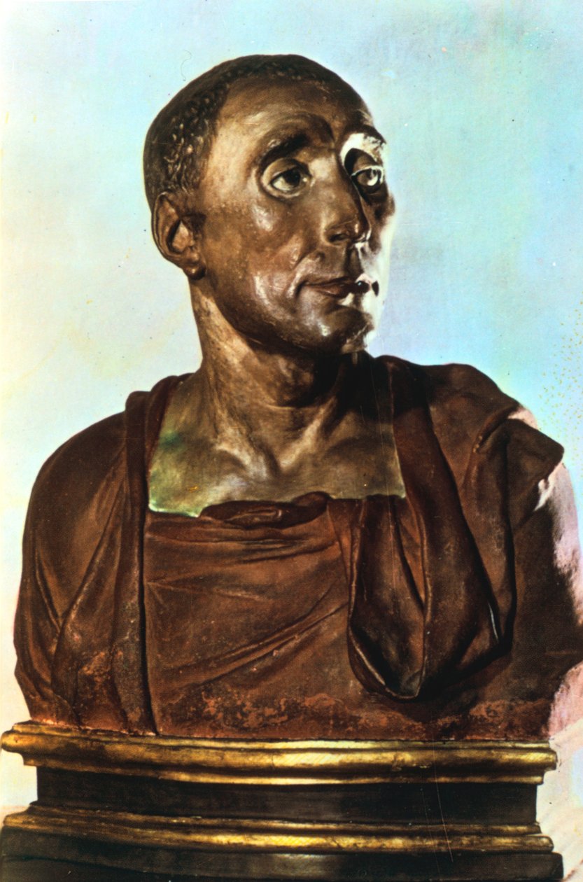 Byst av Niccolo da Uzzano, c1430-talet av Donatello