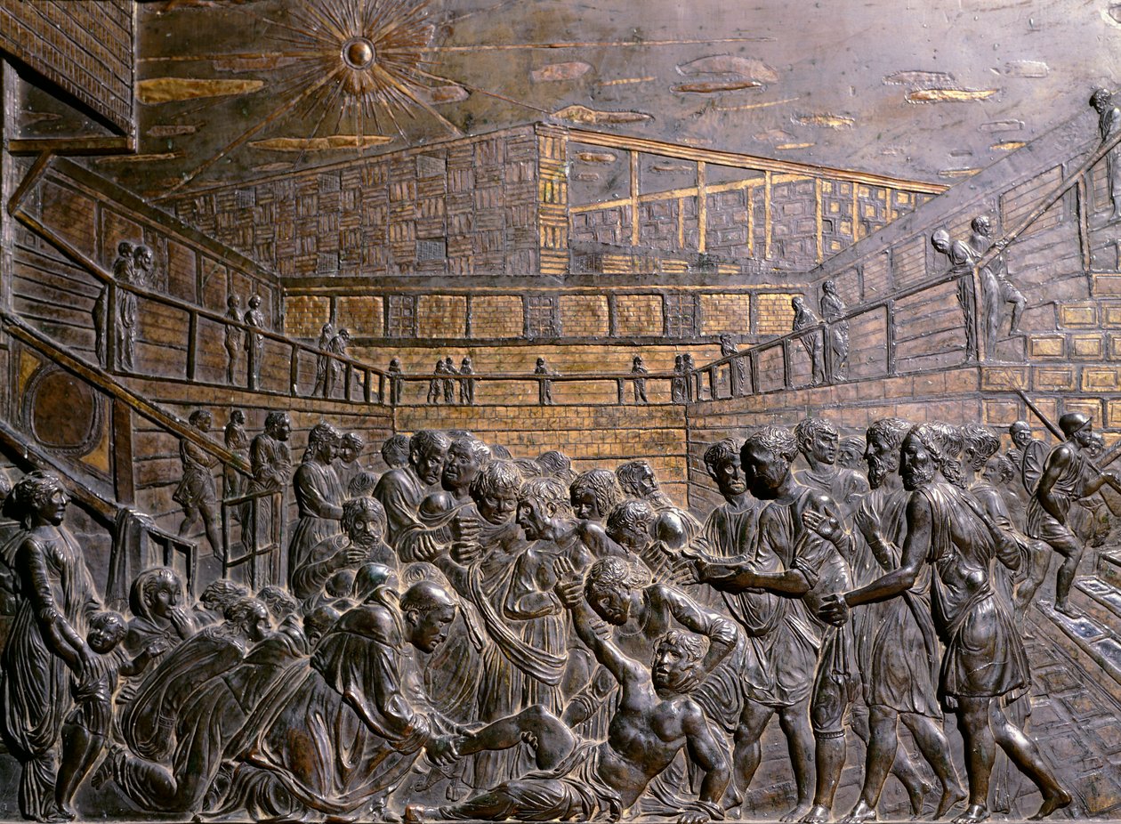 Italia, Padua, Basilica ya Mtakatifu Anthony wa Padua, Mt. av Donatello