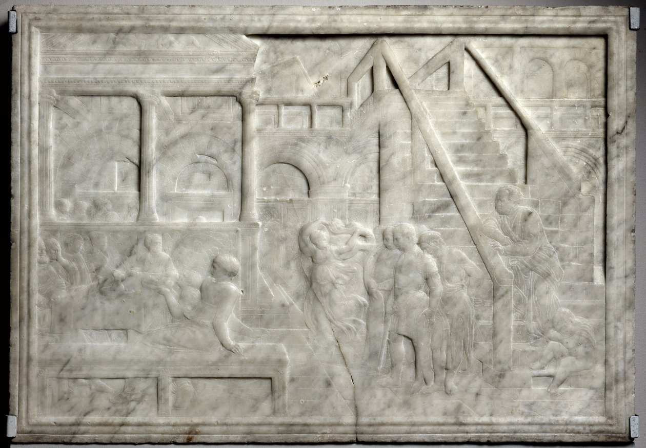 Herodes högtid (marmor) av Donatello