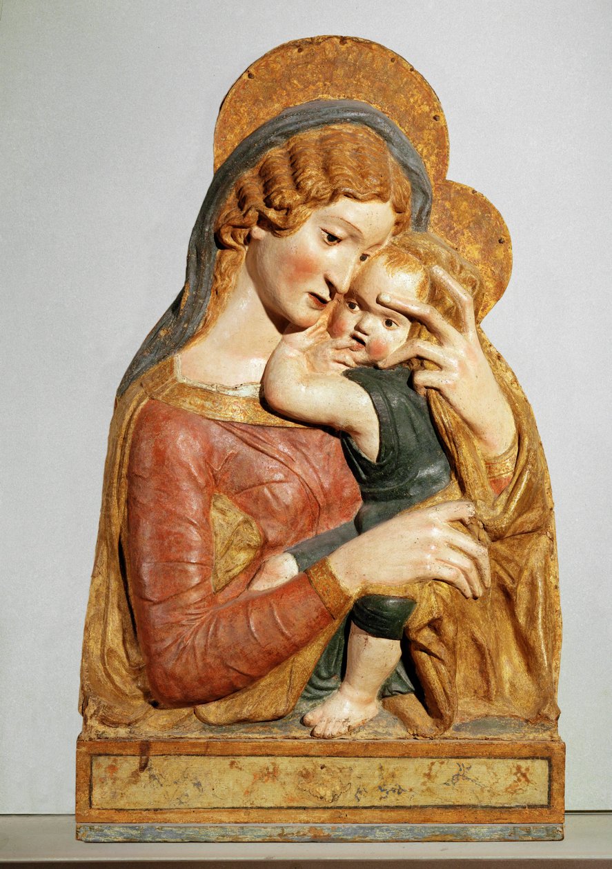 Jungfru Maria och Jesusbarnet ... av Donatello
