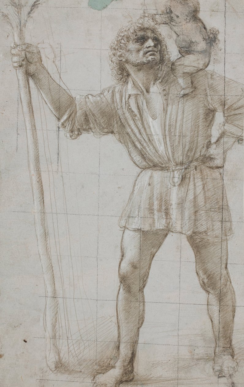 S: t Christopher med spädbarnet Jesus av Donato Bramante