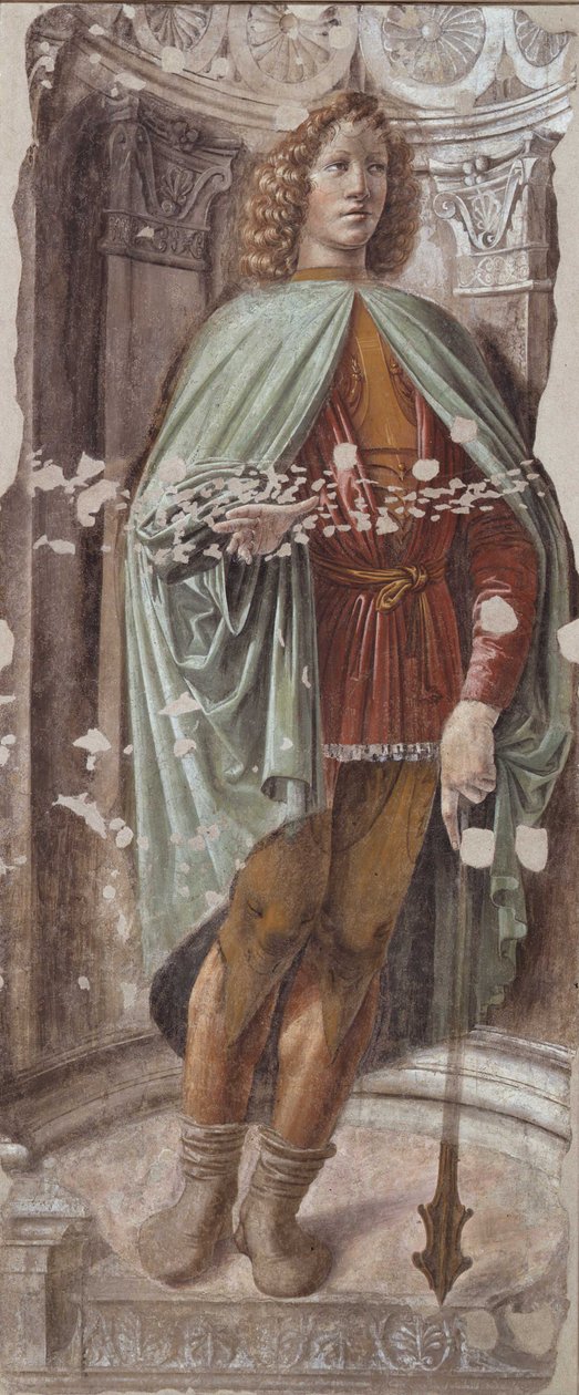 Bramante - Man med spikklubba, ca 1486 av Donato Bramante