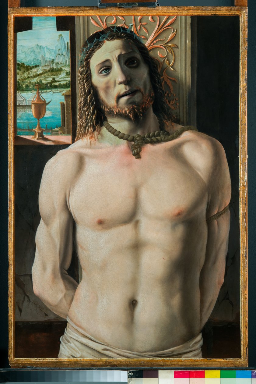 Kristus vid kolonnen, 1487-90 av Donato Bramante