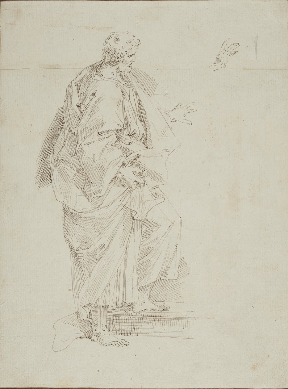 Stående manlig figur av Donato Creti
