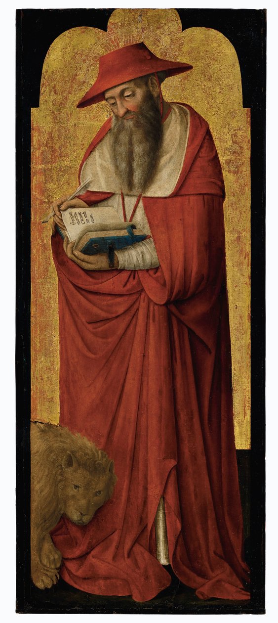 Sankt Hieronymus, del av en altartavla av Donato de