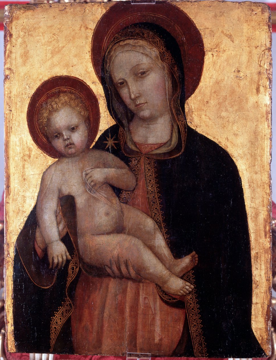 Jungfru med barn (målning, ca 1426-1450) av Donato de Bardi
