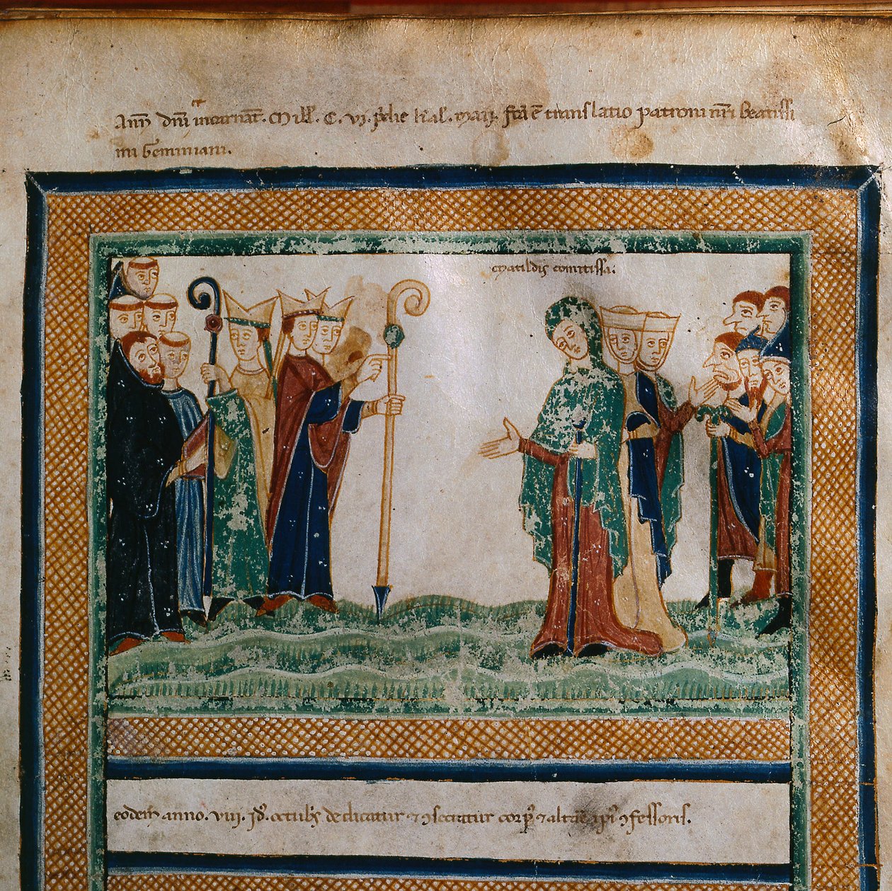 Matilda av Toscana Från: Vita Mathildis di Donizone di Canossa, mellan 1111 och 1115 av Donizone di Canossa