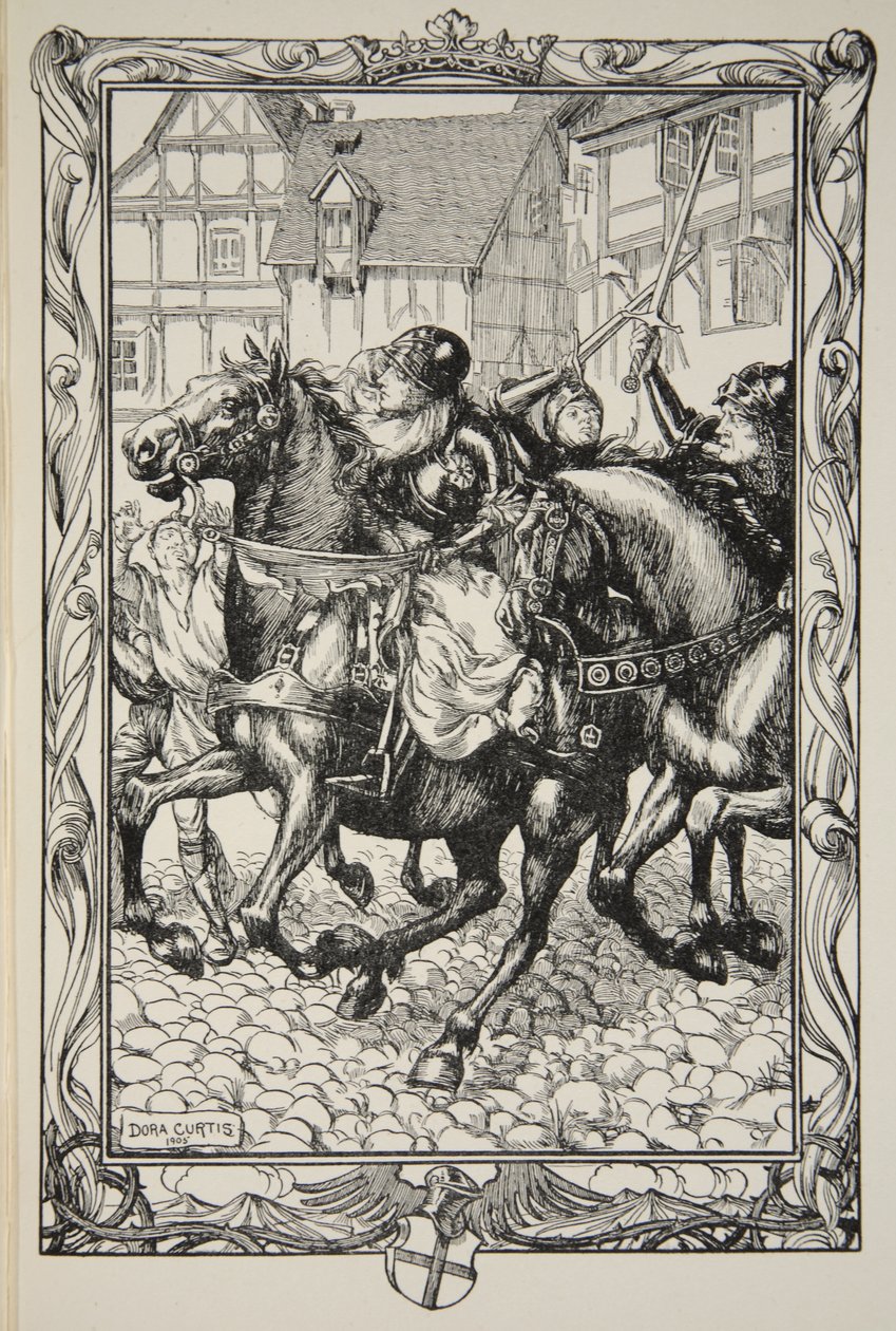 Rushed Upon the Astonished Throng, illustration från 