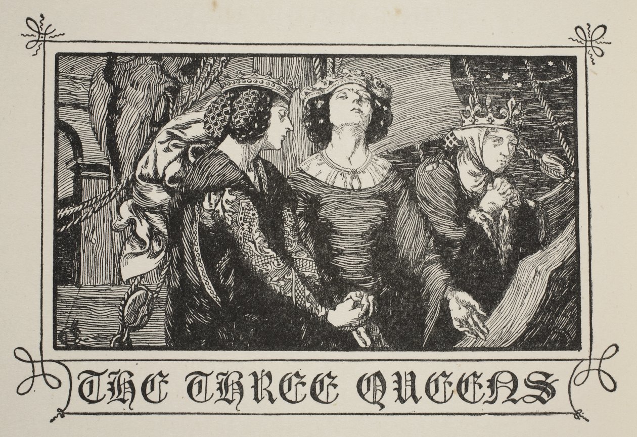 The Three Queens, illustration från 
