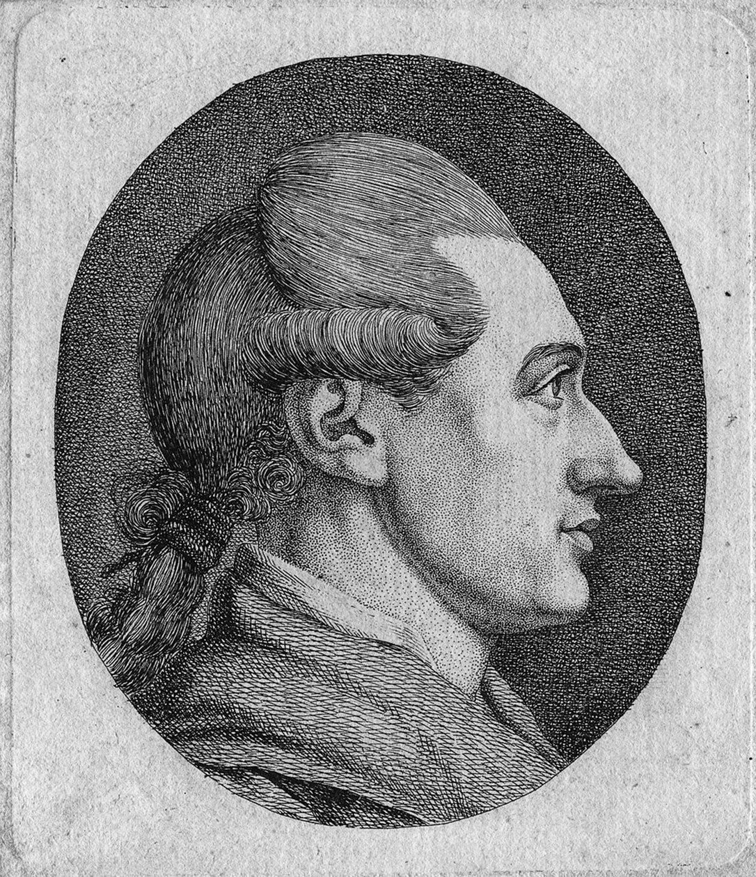 Porträtt av författaren Johann Wolfgang von Goethe 1749-1832 av Dora Stock