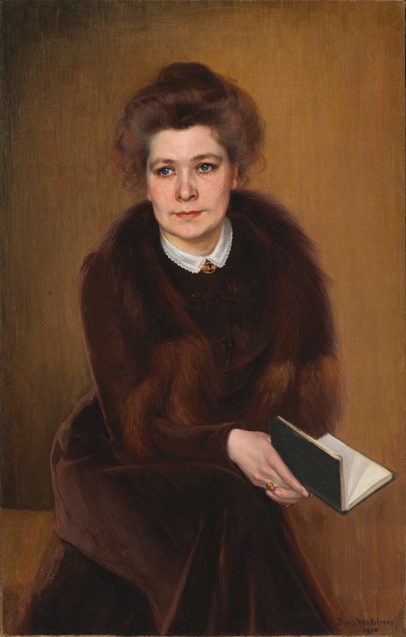 Irma (porträtt av konstnärens syster) av Dora Wahlroos