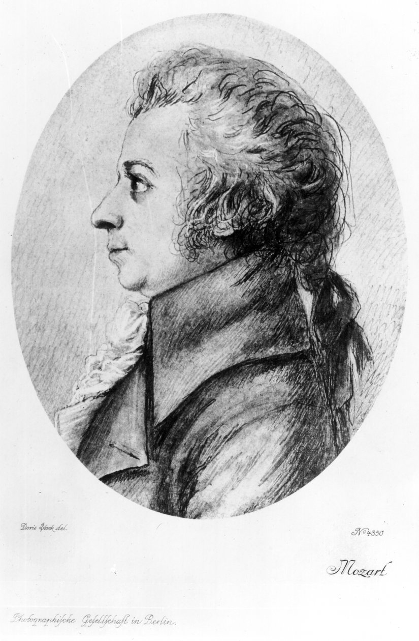 Wolfgang Amadeus Mozart na togi av Doris Stock