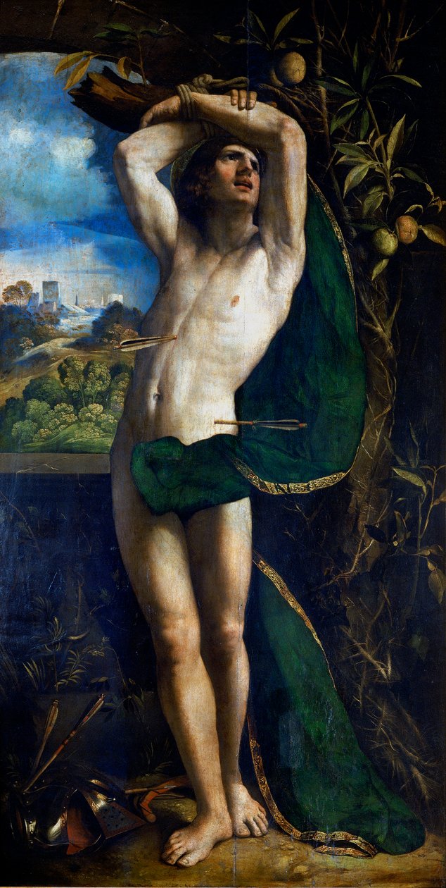 St. Sebastianswed av Dosso Dossi