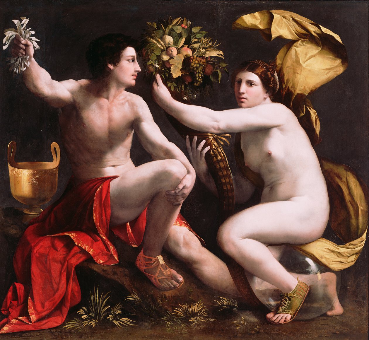 Allegory of Fortune, ca 1530 (olja på duk) av Dosso Dossi