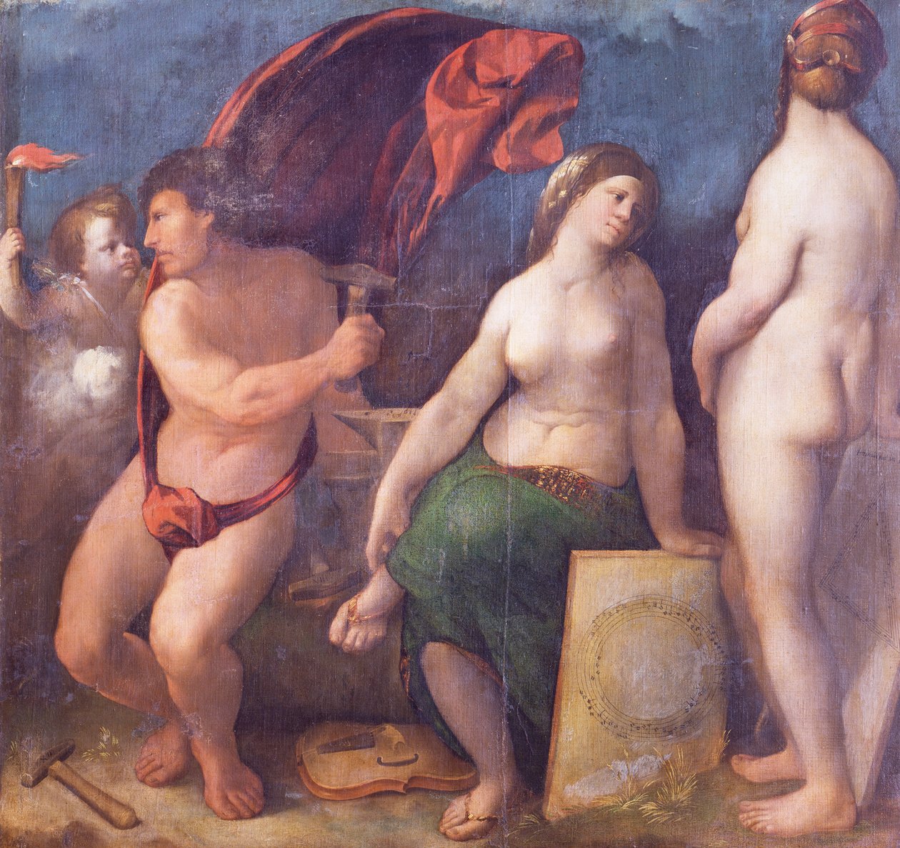 Allegori av musik av Dosso Dossi