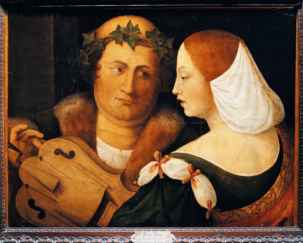Frankrike, Fontaine Chaalis hovdiktare och hustru av Dosso Dossi