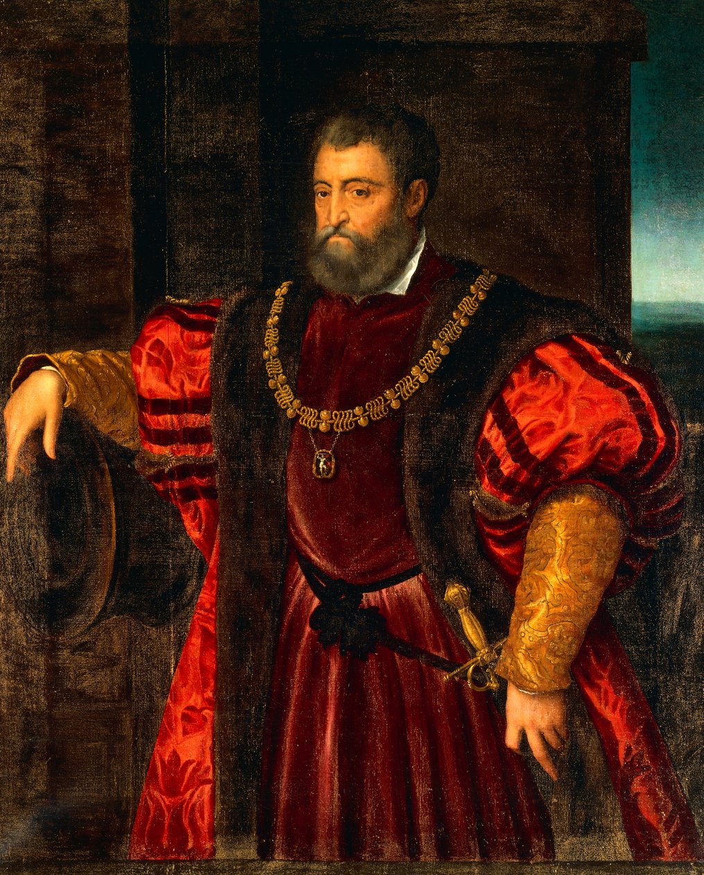 Porträtt av Alfonso d