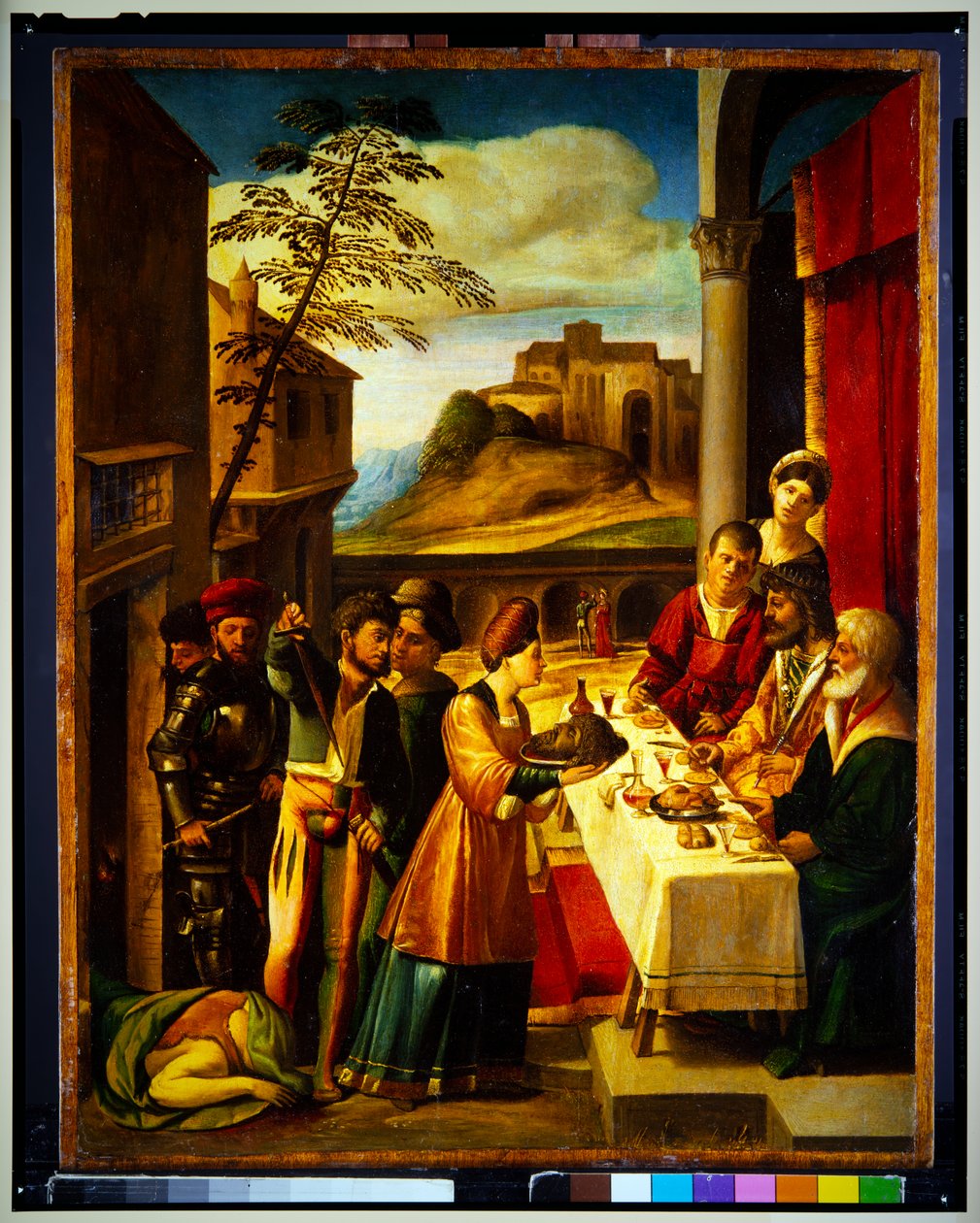 Salome med Johannes döparens huvud (panel) av Dosso Dossi