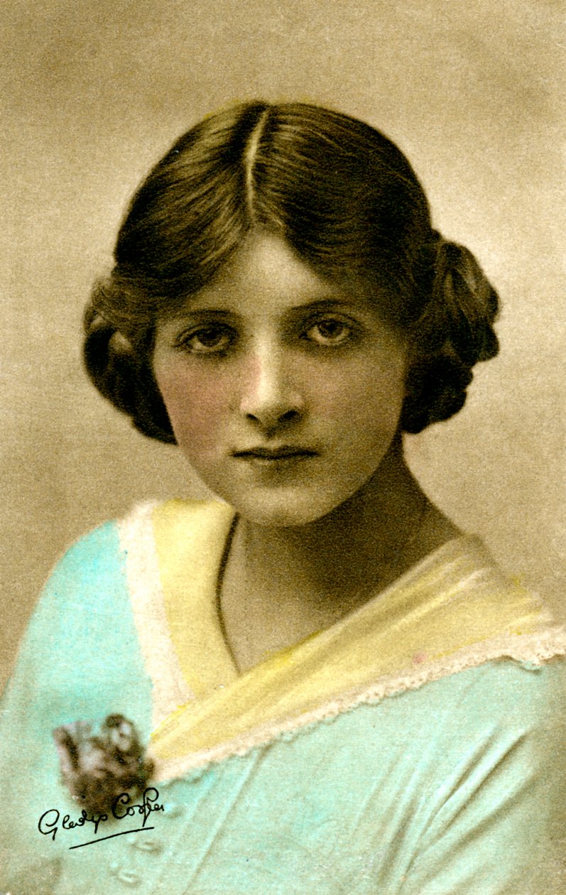 Gladys Cooper 1888-1971, engelsk skådespelerska, tidigt 1900-tal. av Dover Street Studios