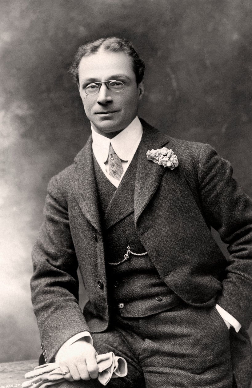 Huntley Wright 1869-1941, engelsk skådespelare, tidigt 1900-tal. av Dover Street Studios