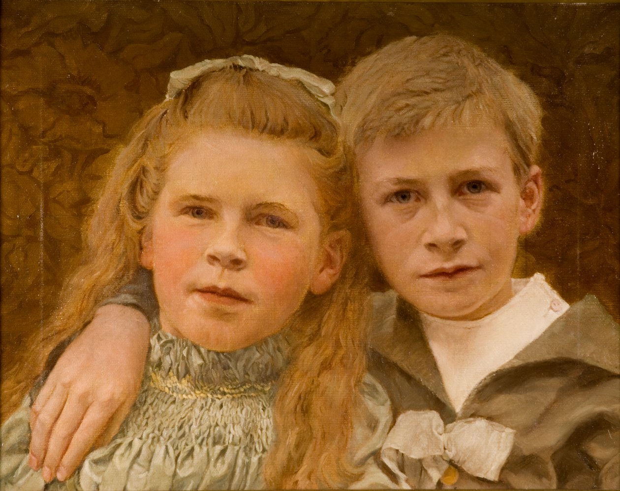 Philip och V.M. Haswell, 8 och 6 år av Dr. John Haswell