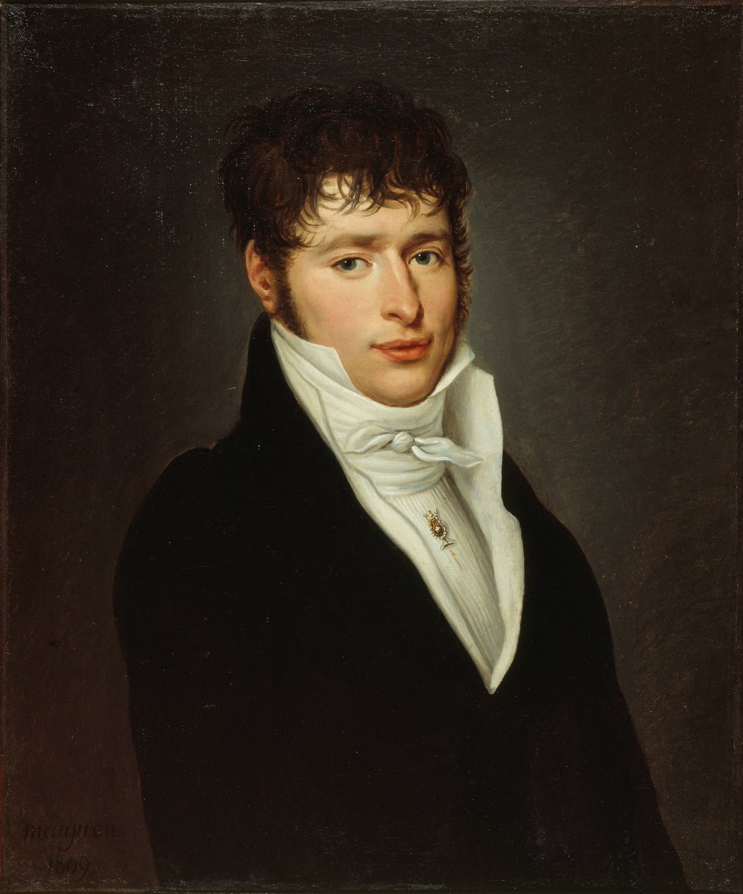 Porträtt av sångaren Jean Elleviou 1769-1842, 1809. av Désiré Adelaïde Charles Maignen de Sainte