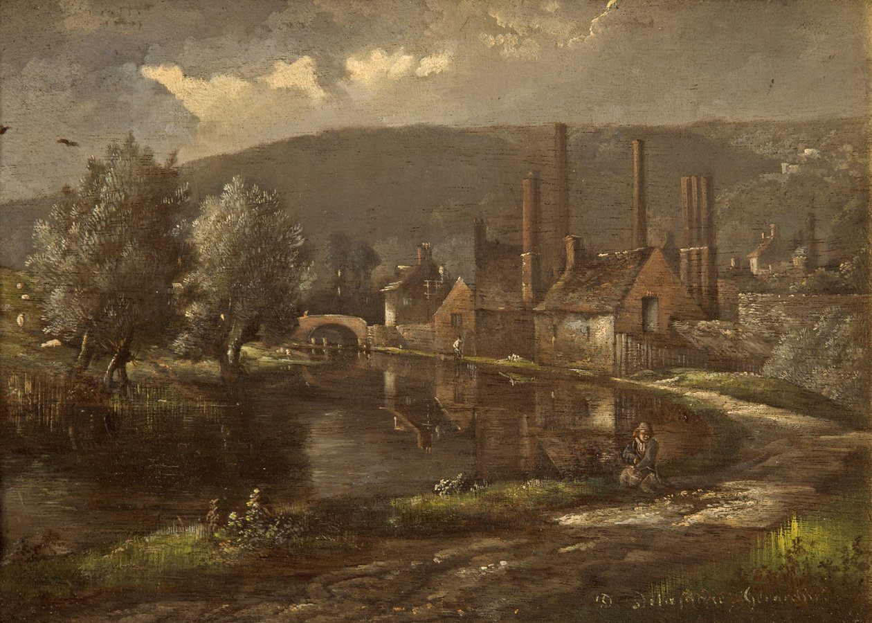 Partridge Dye House, Bowbridge, Stroud, Gloucestershire av Désiré Delaplace Gérardin