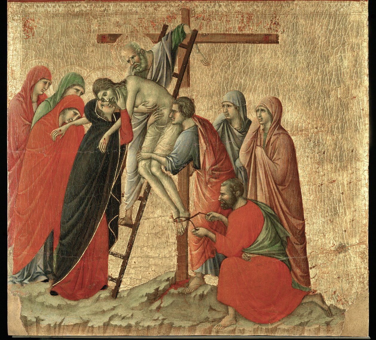 Altare Maesta, målad 1308-1311 för katedralen i Siena ... av Duccio di Buoninsegna