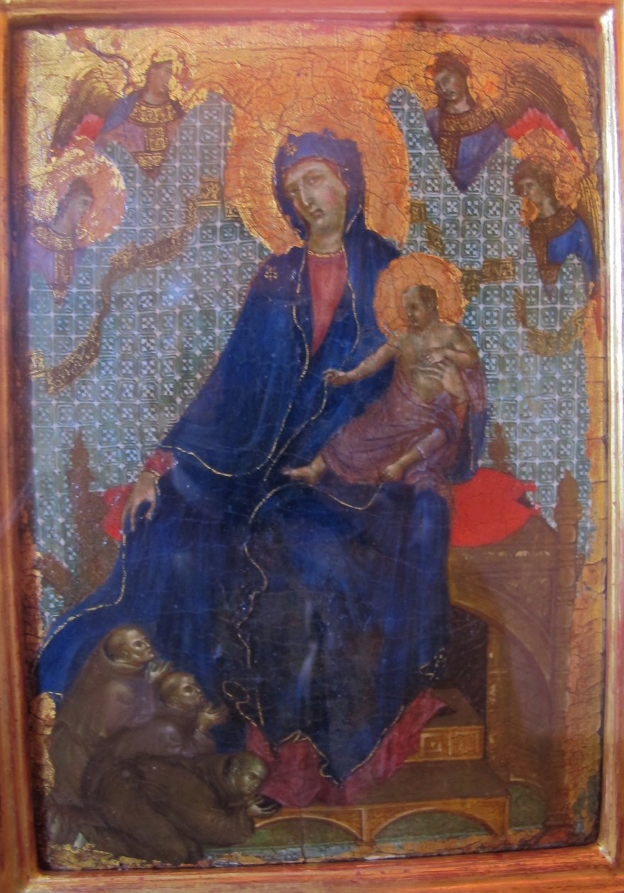 Duccio di buoninsegna, Franciskanermadonnan 02 av Duccio di Buoninsegna
