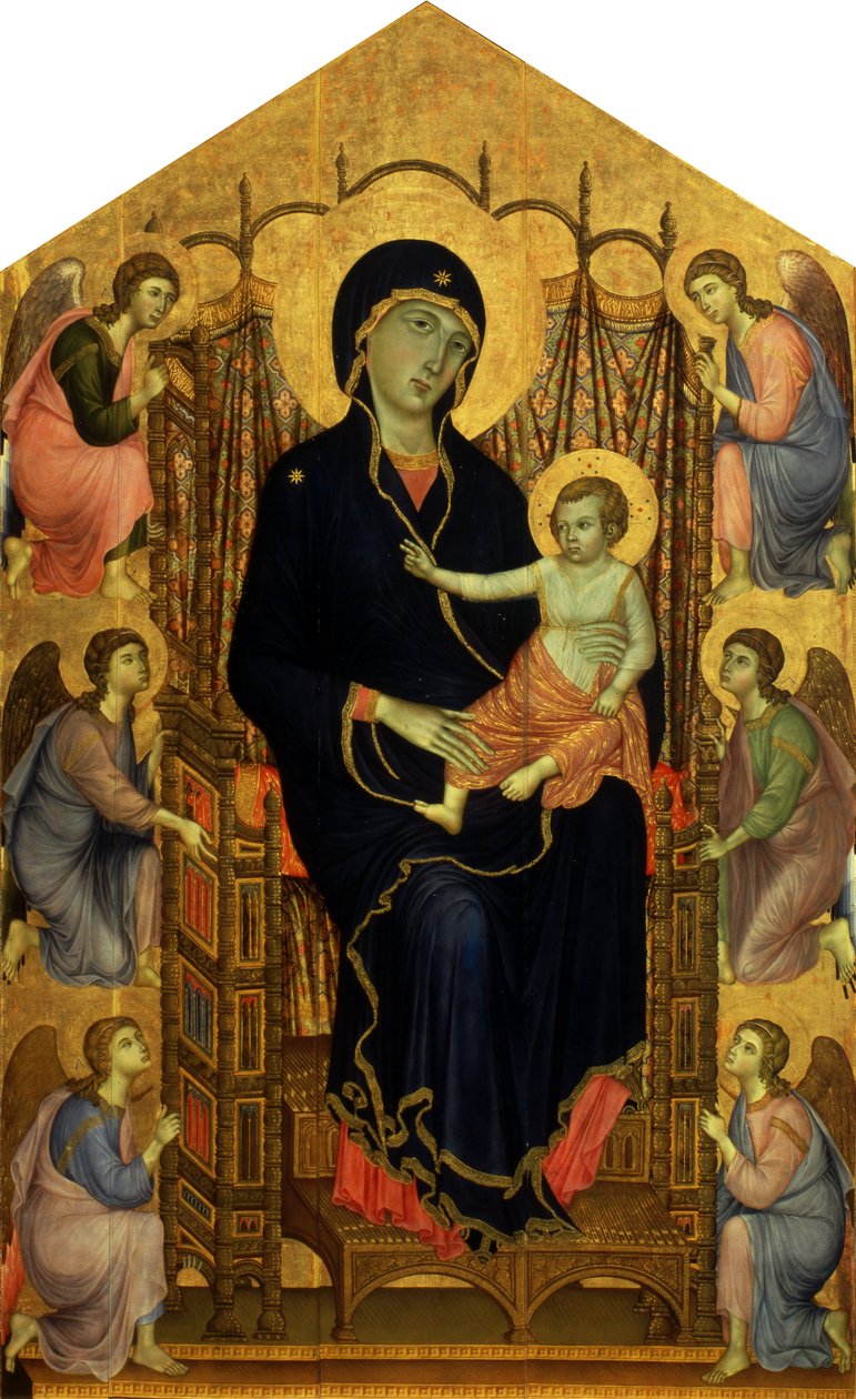 Italienska: Maestà Rucellai Madonna av Duccio di Buoninsegna
