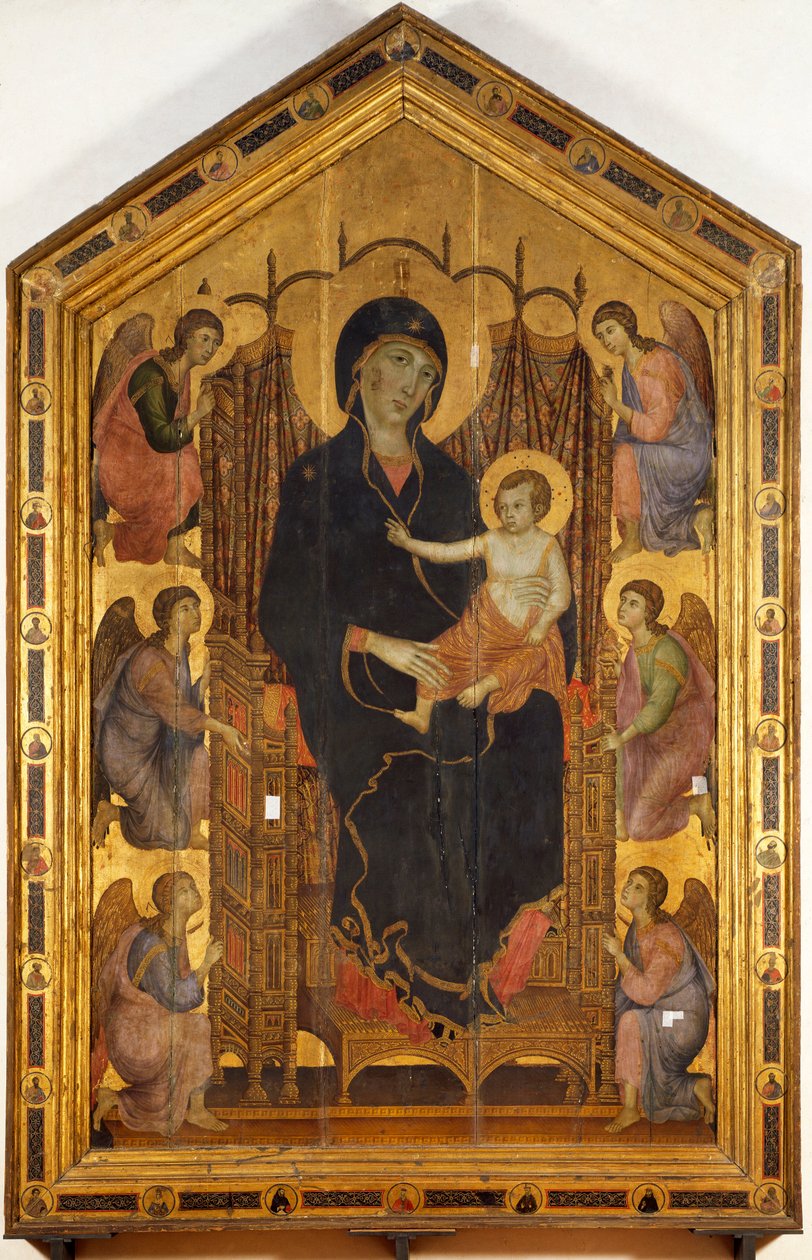 Madonnan Rucellai (Tempera på trä av Duccio di Buoninsegna