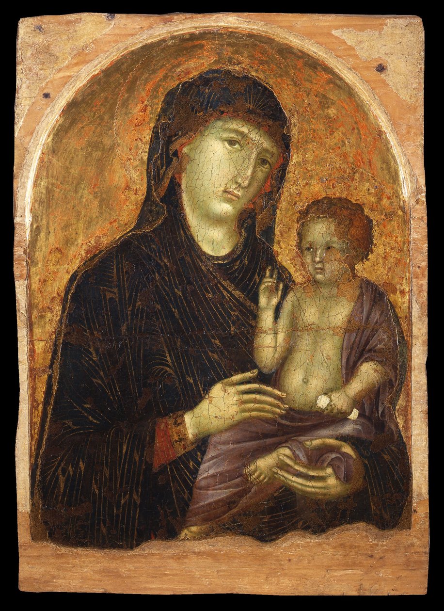 Madonna med barn av Duccio di Buoninsegna