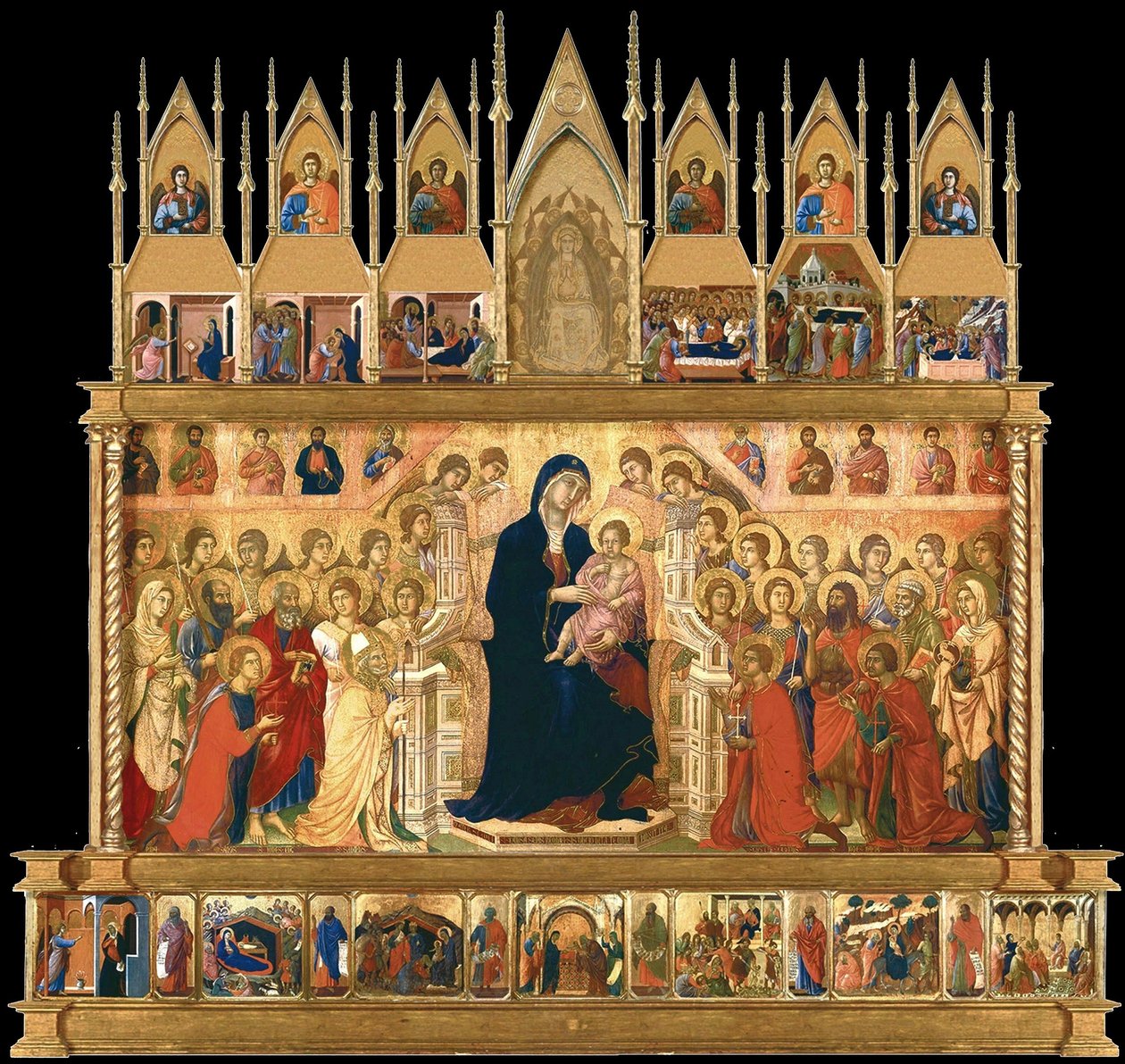 Maestá av Duccio di Buoninsegna