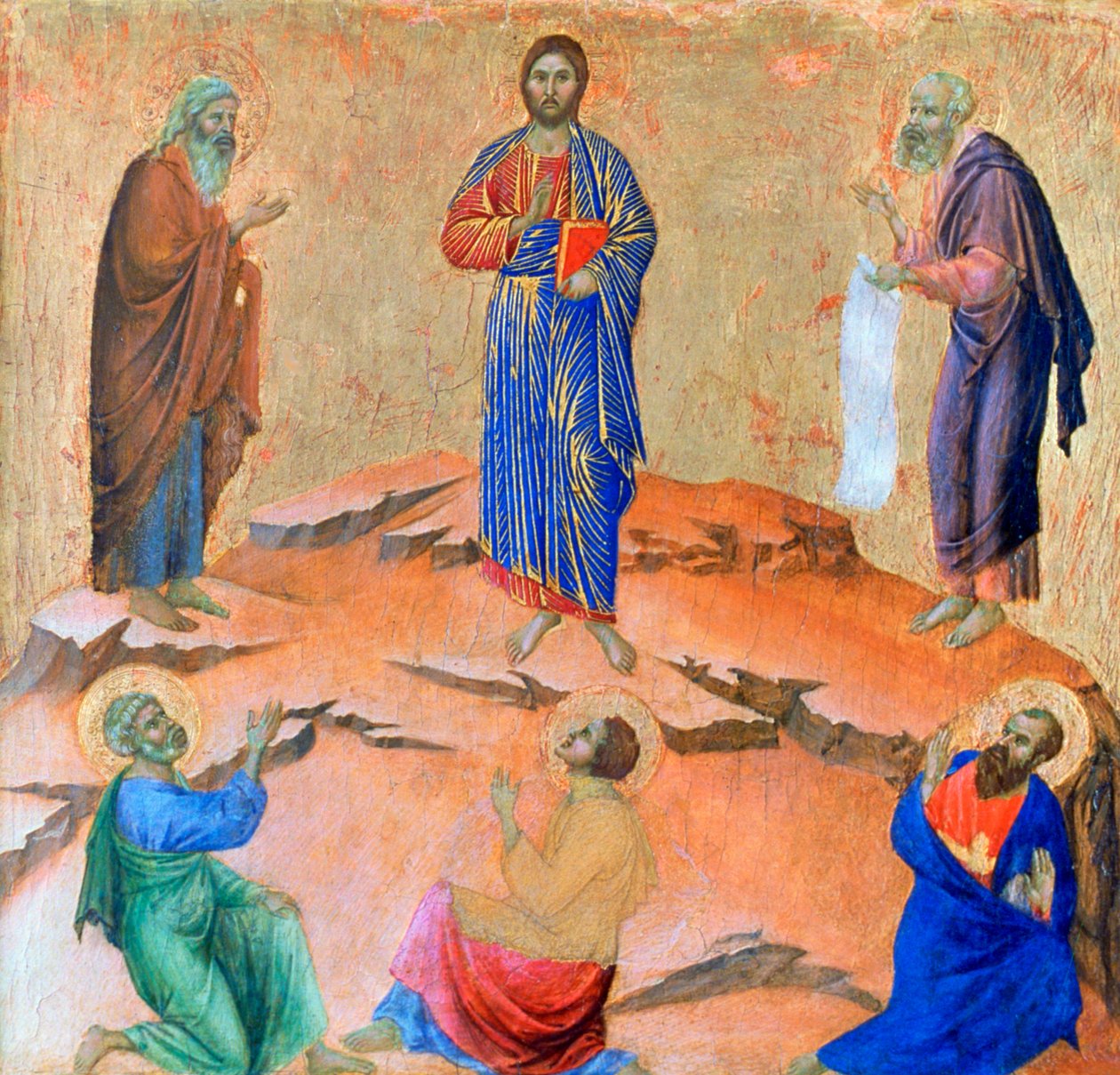 Förvandlingen, 1311 av Duccio di Buoninsegna
