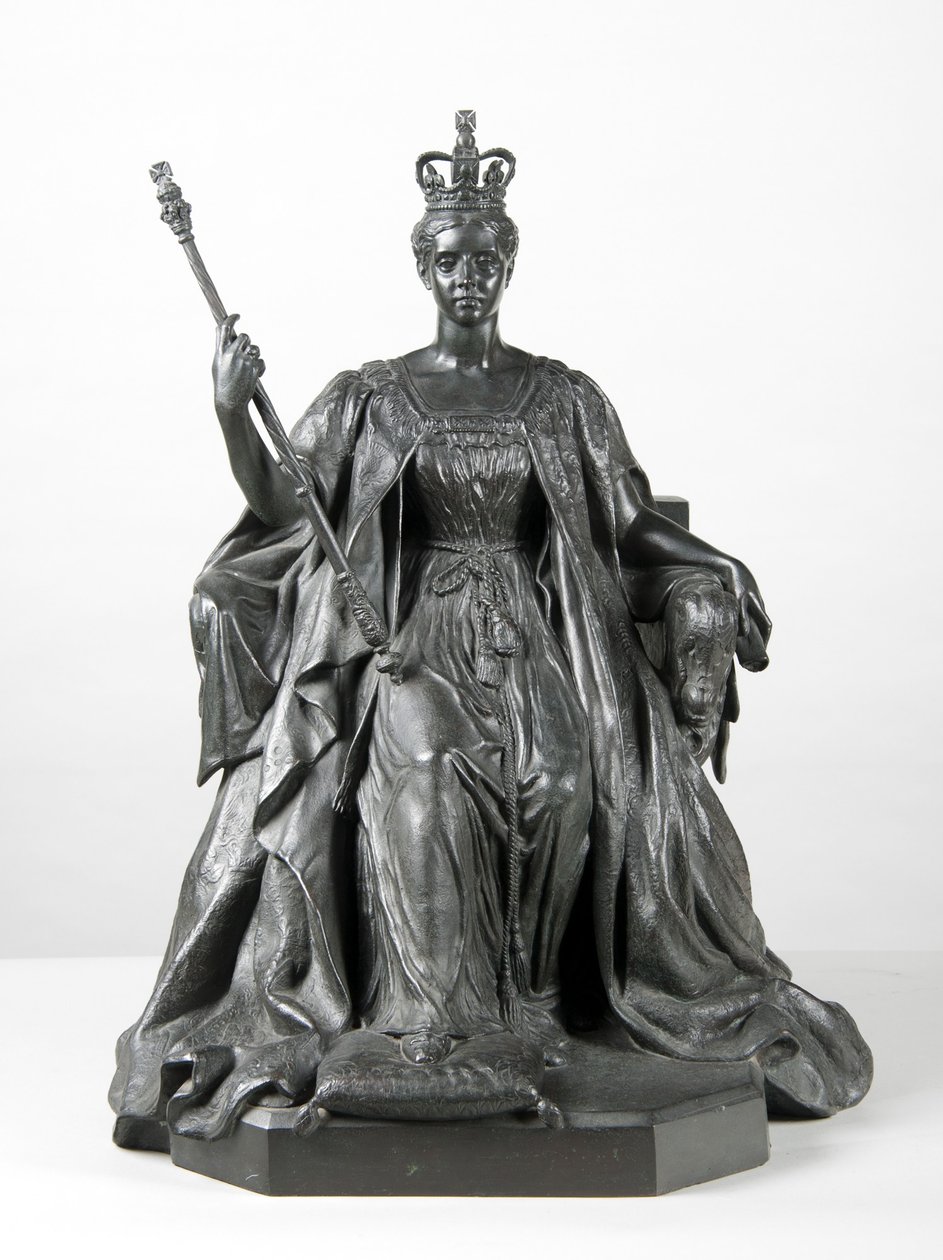 Statyett av drottning Victoria av Duchess of Argyll Princess Louise