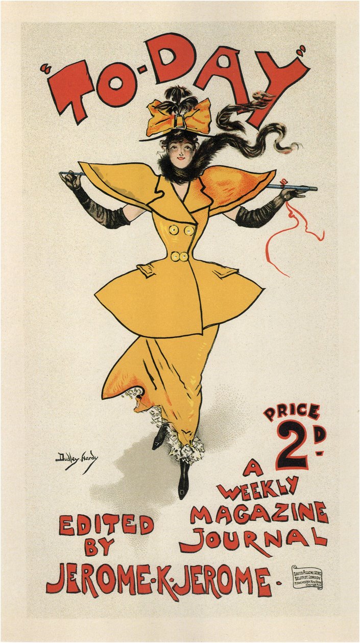 Journal To-Day, redigerad av Jerome K. Jerome Poster, 1895 av Dudley Hardy
