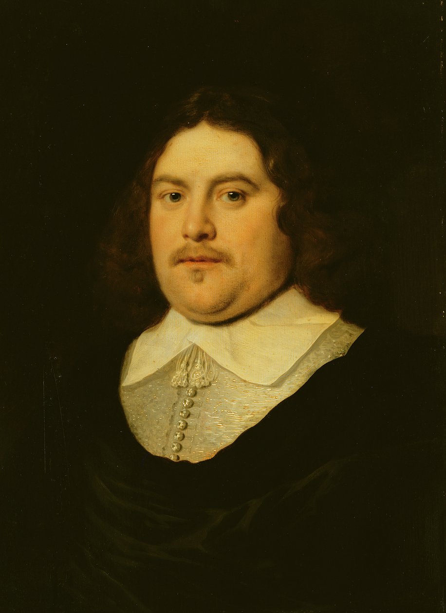 Porträtt av en man av Dutch School