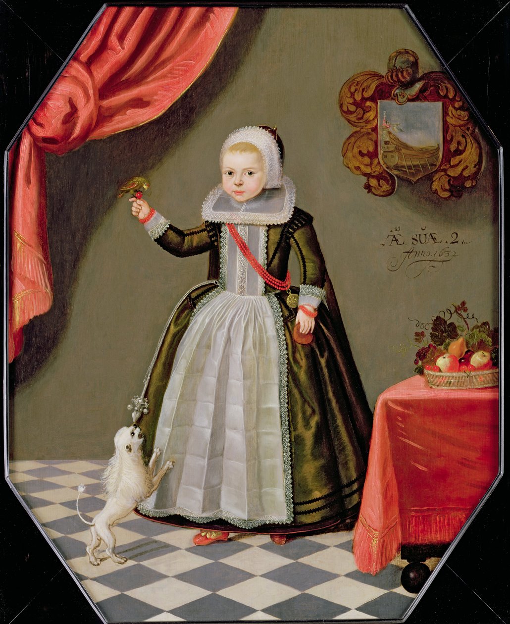 Ata o se teineititi ma se manulele i lona tamatamailima ma se maile i ona vae, 1632 swed av Dutch School