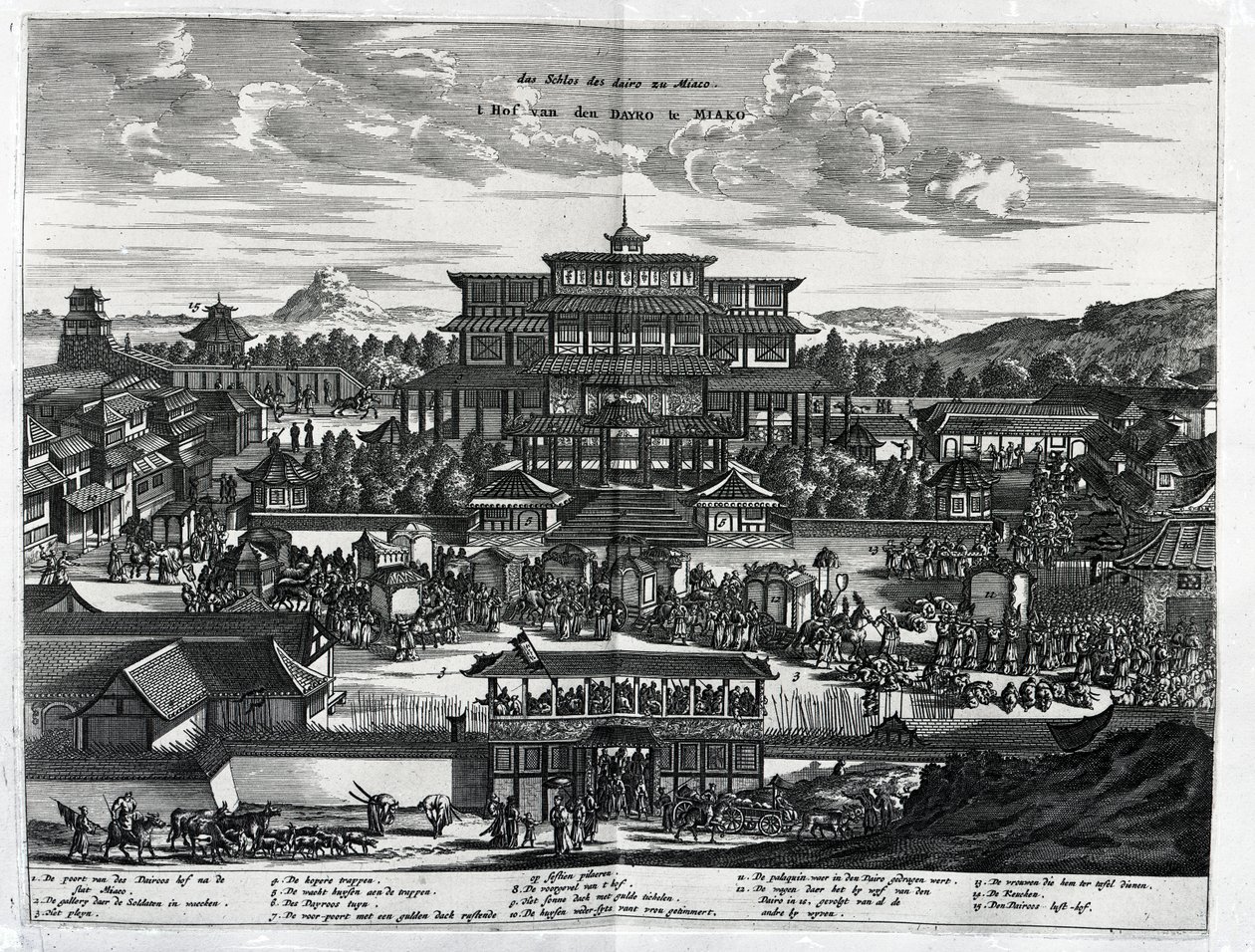 Procession från Macau, en illustration från 