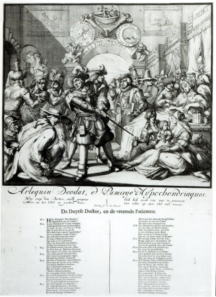 The Warming Pan Baby, ca 1688 av Dutch School