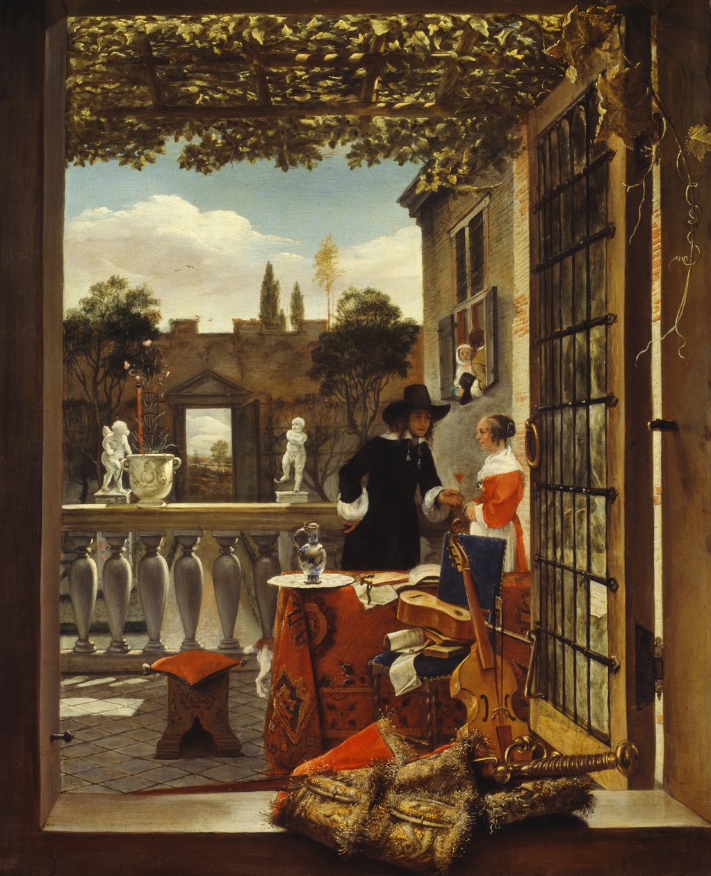 Terrassen av Dutch