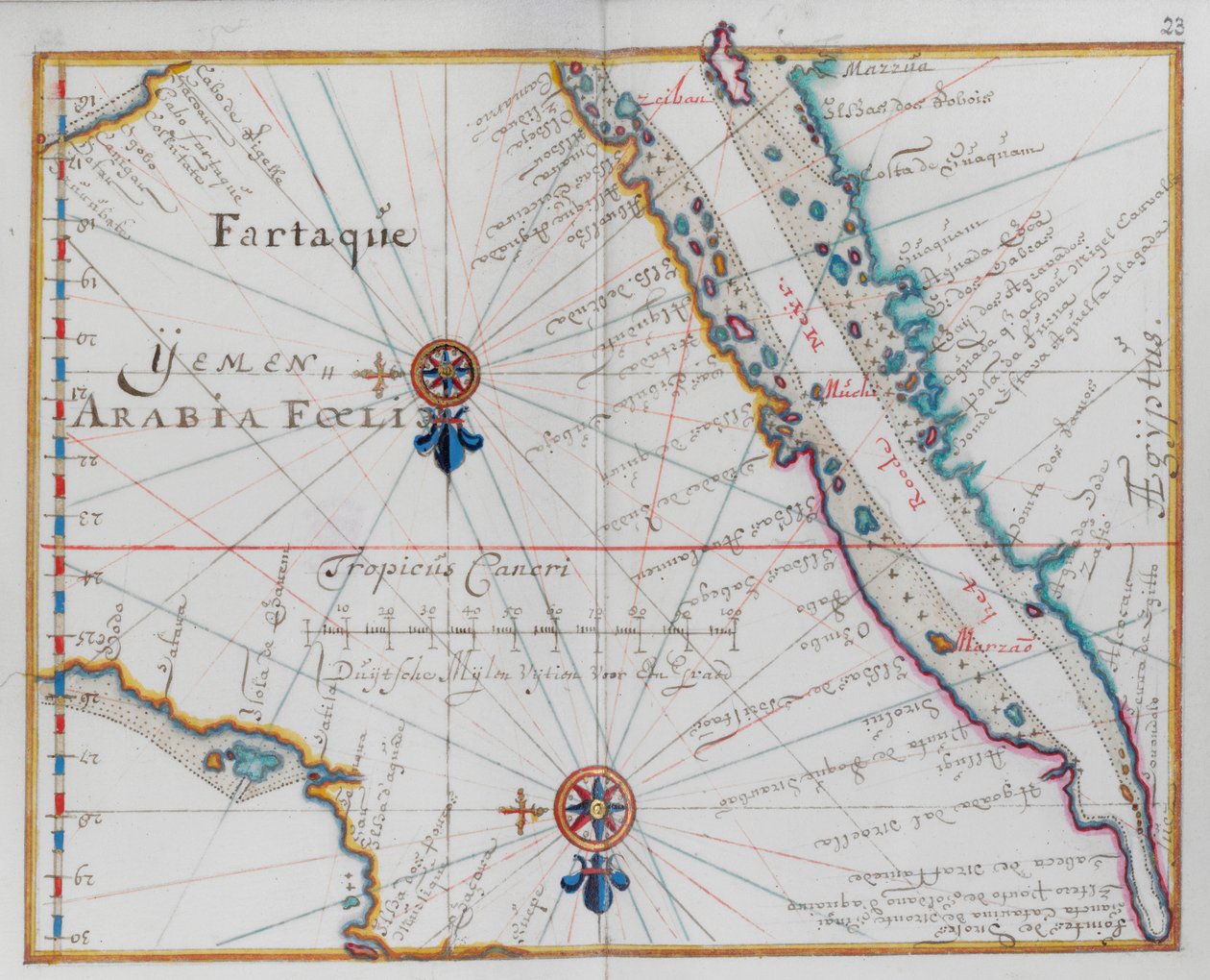 Arabien. Jemen. av Dutch School