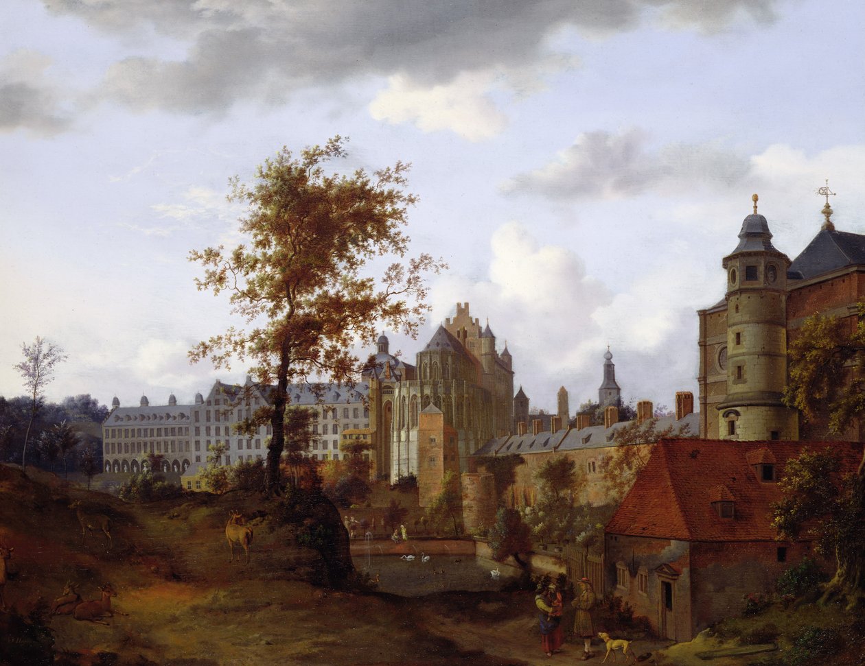 Coudenberg Palace, Bryssel av Dutch School