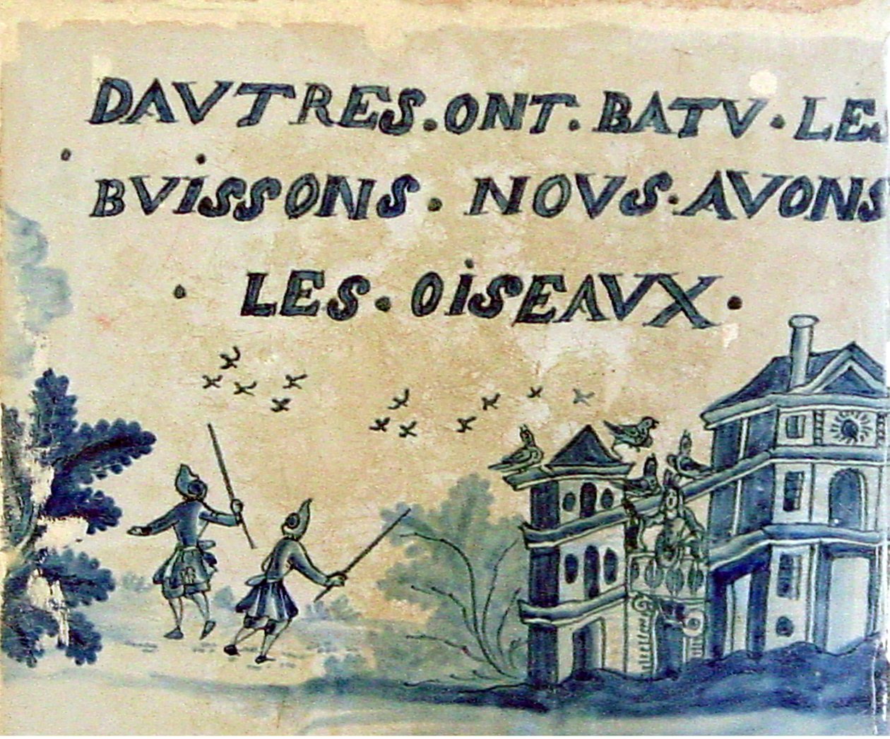 Delft Tile, ca 1700-1900 (keramik) av Dutch School