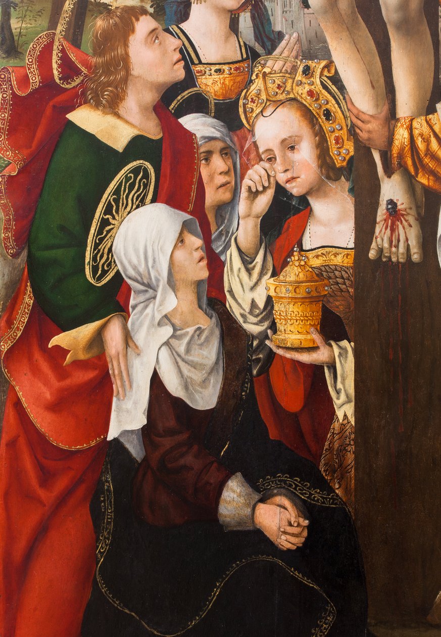 Nedtagning från korset,1520 (olja på duk) av Dutch School